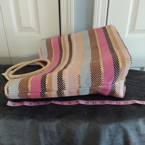 Dress Barn Paper Straw Tote Bag - Picture 10 of 11